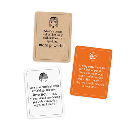 BLOODY HUSBANDS - 24 affirmation cards