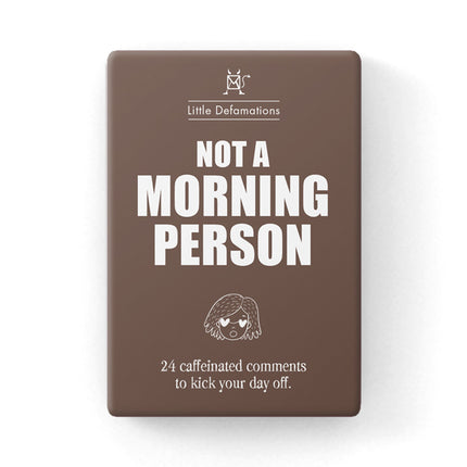 Not A Morning Person - 24 affirmation cards