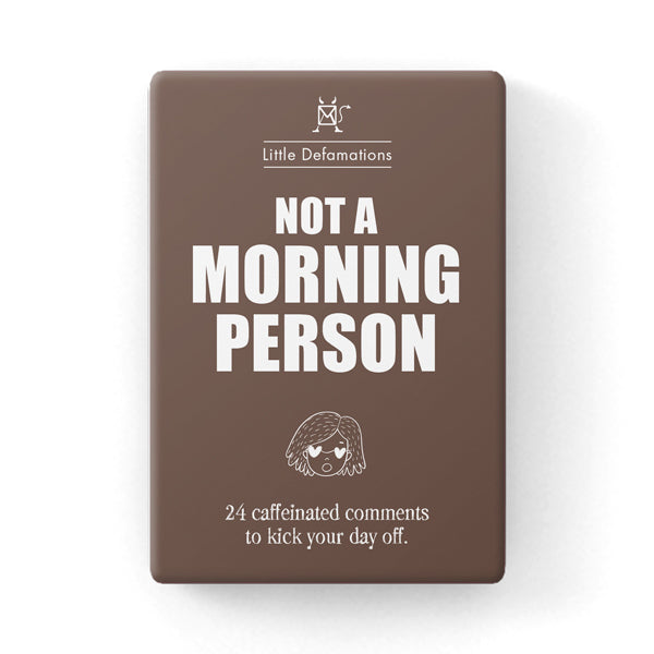 Not A Morning Person - 24 affirmation cards
