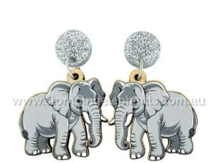 Elephant Dangle Earrings