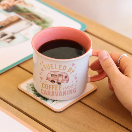 Caravan Fuelled By Coffee Mug