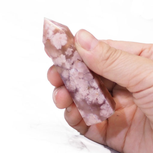 Flower Agate Terminated Point