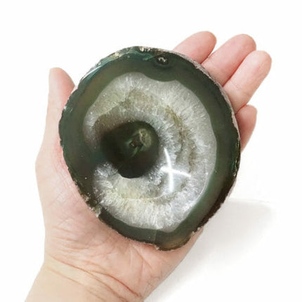 Green Agate Crystal bowl