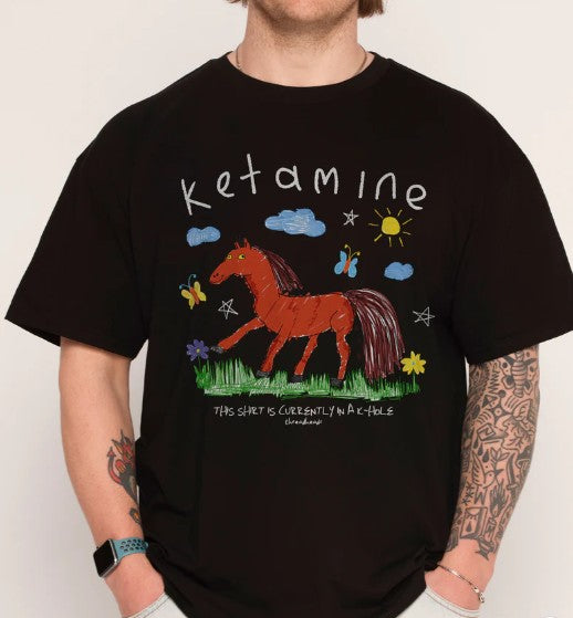 Ketamine T-Shirt (standard size) Black