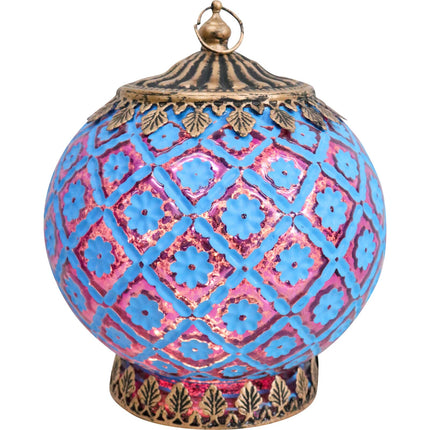 Lantern LED Round Floral Bloom