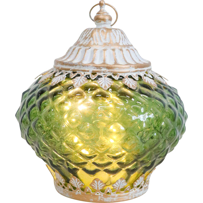 Lantern LED Temple Small in Avocado