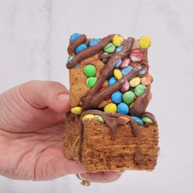 Choc Caramel M&M Marshmallows 3pc