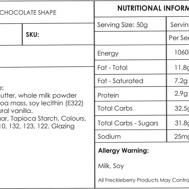 Freckle Paw Print 40g