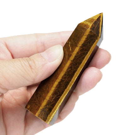 Natural Tiger Eye Terminated Point 7cm