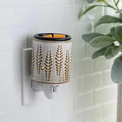 Wheat & Ivory Flip Dish Pluggable Warmer