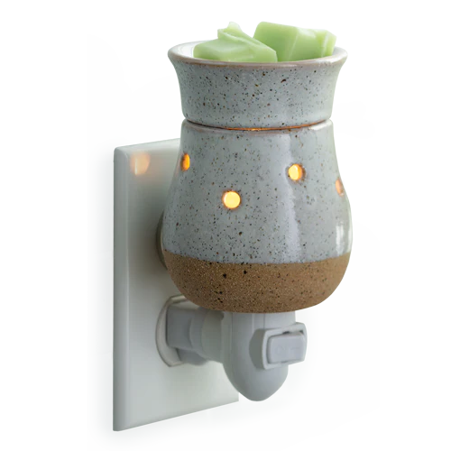 Rustic White Pluggable Warmer