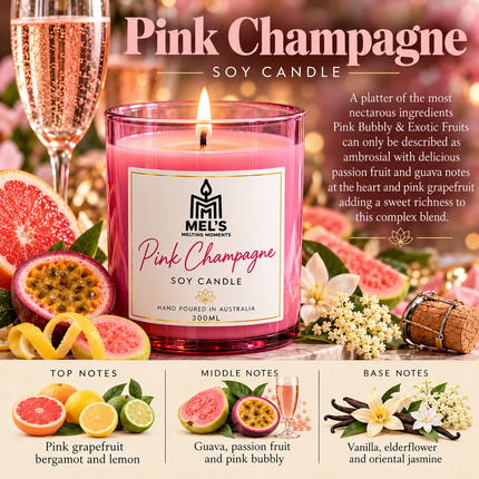 Large Soy Candles 300ml | Buy 4 Get 5th FREE | 80hr Burn Time
