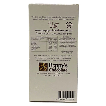 Chocolate Coated Caramel Popcorn 100g - GLUTEN FREE