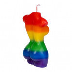 Female Body Candle Rainbow Pride