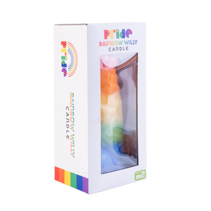 Willy Candle Rainbow Pride