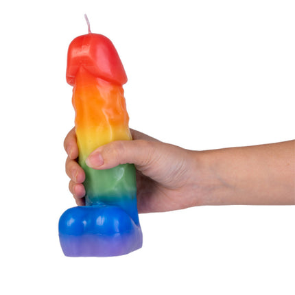 Willy Candle Rainbow Pride