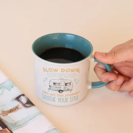 Caravan Slow Down Mug