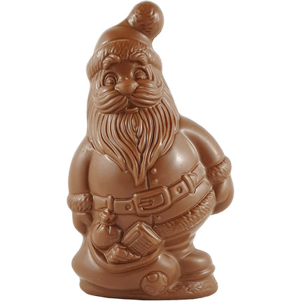 Santa with bag of presents 124mm Mylk chocolate - Vegan GLUTEN FREE