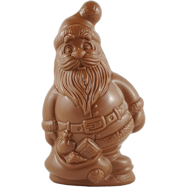 Santa with bag of presents 124mm Mylk chocolate - Vegan GLUTEN FREE