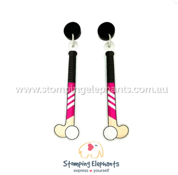 Hockey Earrings