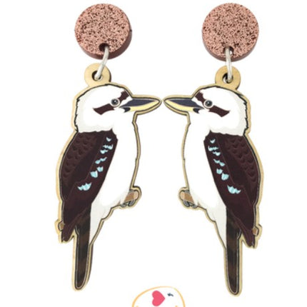 Native Kookaburra Earrings