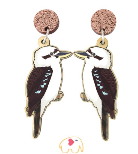 Native Kookaburra Earrings