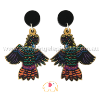 Black Cockatoo Earrings