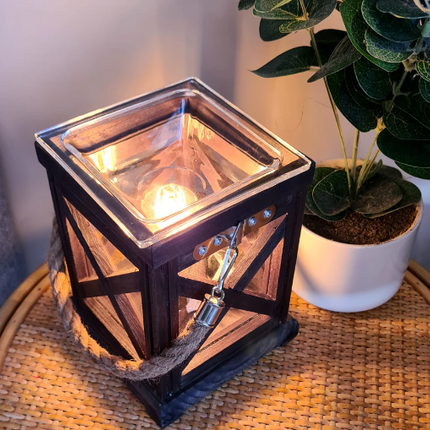 Walnut & Rope Vintage Warmer