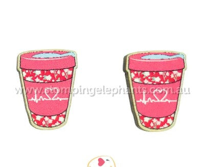 Beat To My Heart Keep Cup Earrings