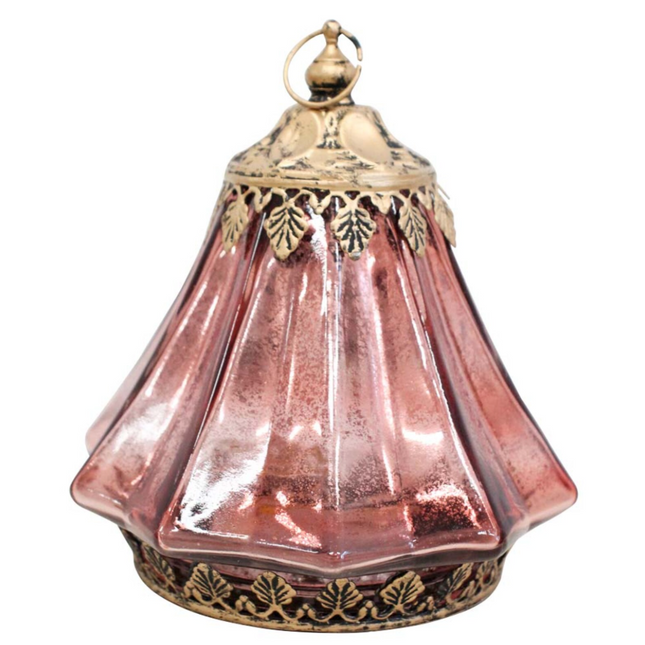 Lantern Led Christmas Pink