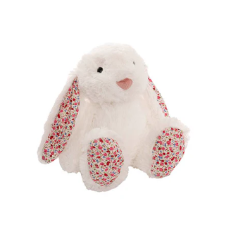 Bunny Petals Plush Soft Toy White (40cmHT)