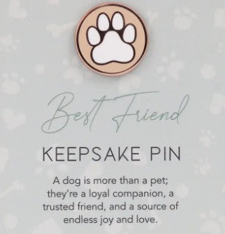 Dog Best Friend Keepsake Pin