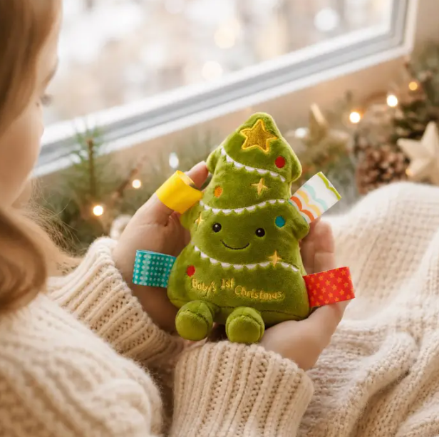 Taggies Merry Mingle Christmas Tree Rattle