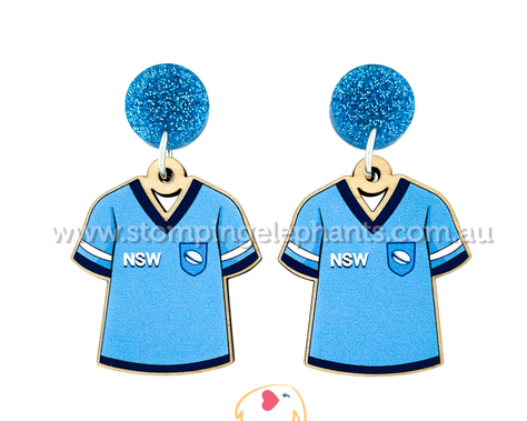 NSW Jersey Earrings
