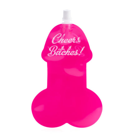 Miss Naughty Disposable Willy Flasks - Set of 3