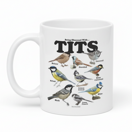 Stop Staring At My Tits Mug