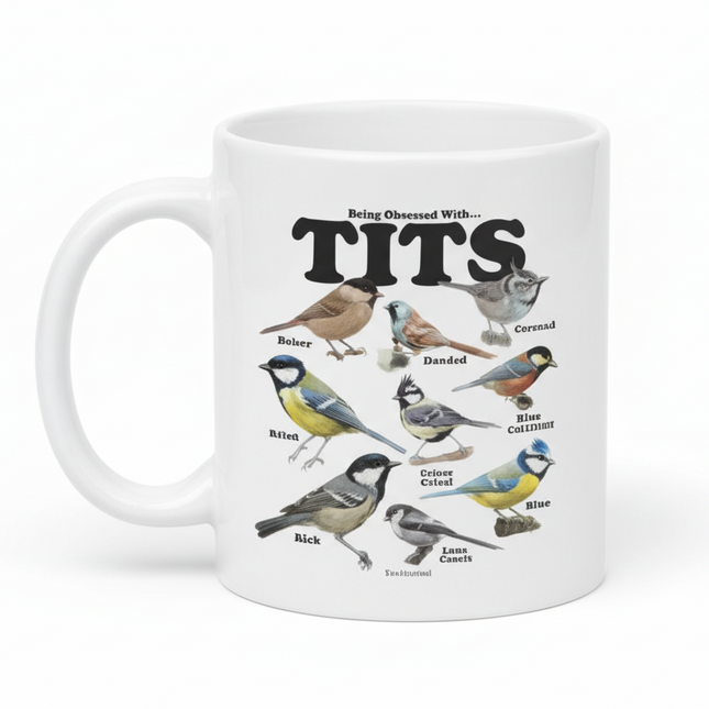 Stop Staring At My Tits Mug