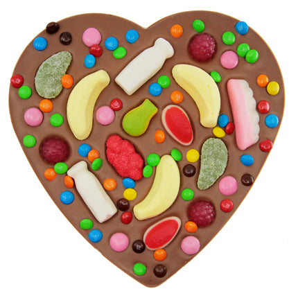 Freckleberry - Giant Lolly Pizza Heart Milk choc