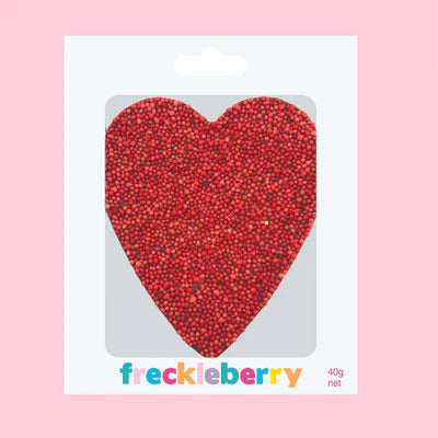 Freckle Heart RED milk chocolate