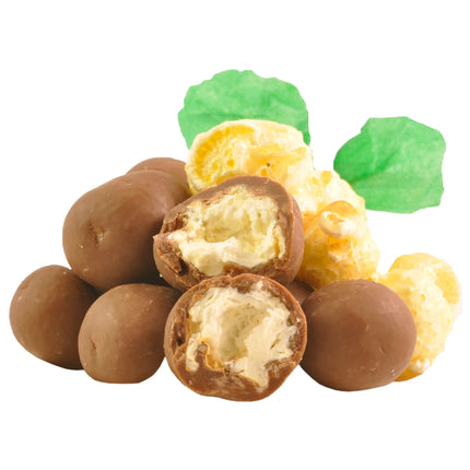 Chocolate Coated Caramel Popcorn 100g - GLUTEN FREE