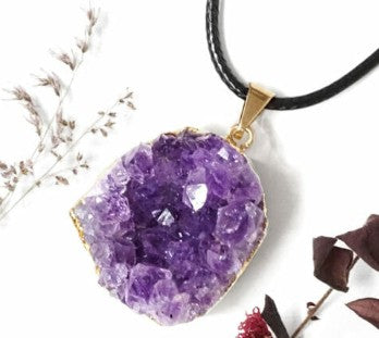 Amethyst Cluster Pendant