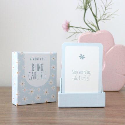 A Month Of Being Carefree - 31 Affirmation cards