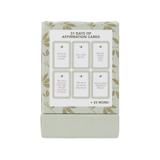 A Month Of Going Green - 31 Affirmation cards