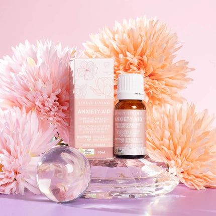 Anxiety Aid - Certified Organic Essential Oil Blend 10ml