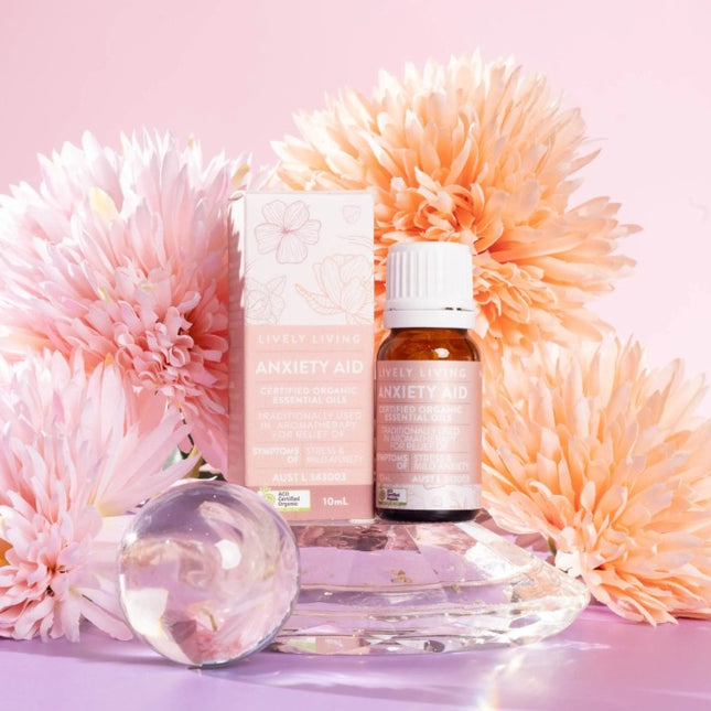 Anxiety Aid - Certified Organic Essential Oil Blend 10ml