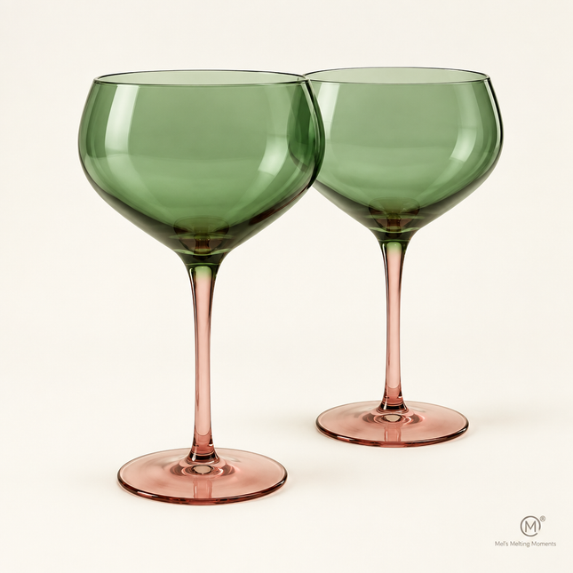 Cocktail Glasses Set of 2
