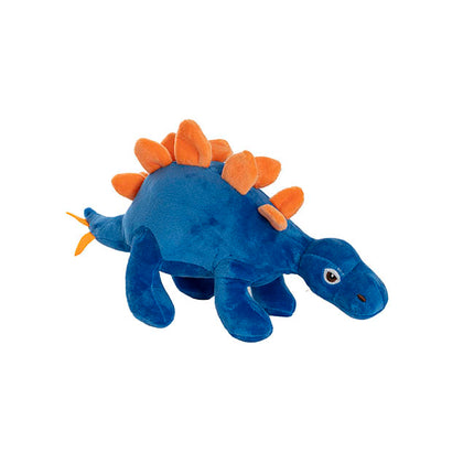 Boris Stegosaurus Dinosaur Plush Toy Olive (33x20cmHT) 0Mths+