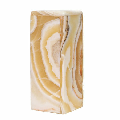 Natural Banded Onyx Rectangle Lamp