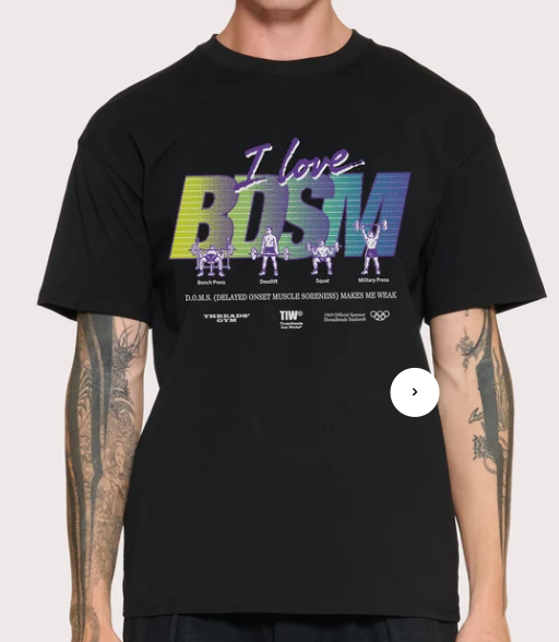 I Love BDSM Weightlifting T-Shirt