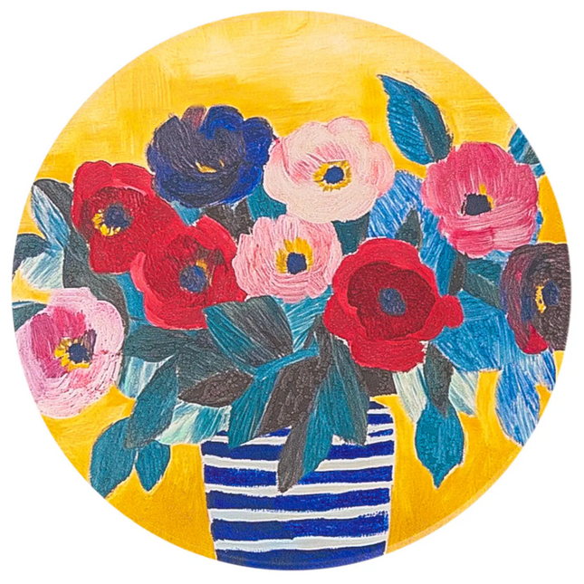 Billie Blue Vase Ceramic Coaster